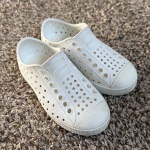 Native Kids Shoes - White
